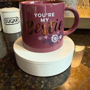 Pink 'You're My Bestie' Mug